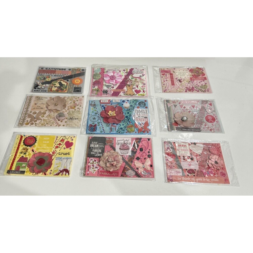 9 Handmade Greeting Cards Female Empowerment Breast Cancer Girlfriends Birthday